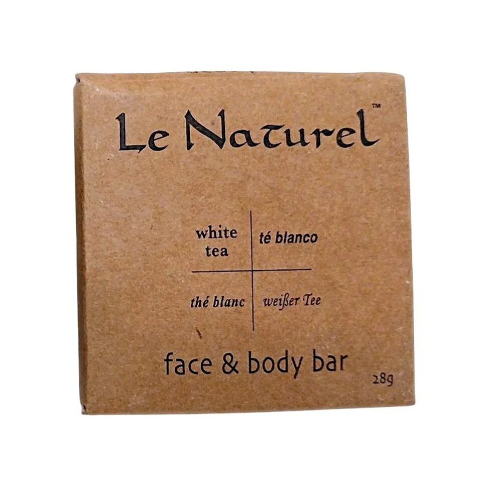 Le Naturel White Tea Face & Body Bar Hydratant Pour Le Corps Travel Size In Box